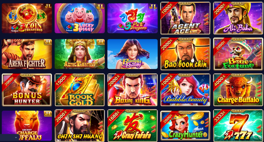 1000 slots and fish games